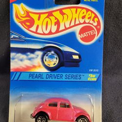 Hot Wheels 1994 #3 Of 4 Car Set Pearl Driver Series, VW Bug, Cool Curves, 7 Spoke Wheels