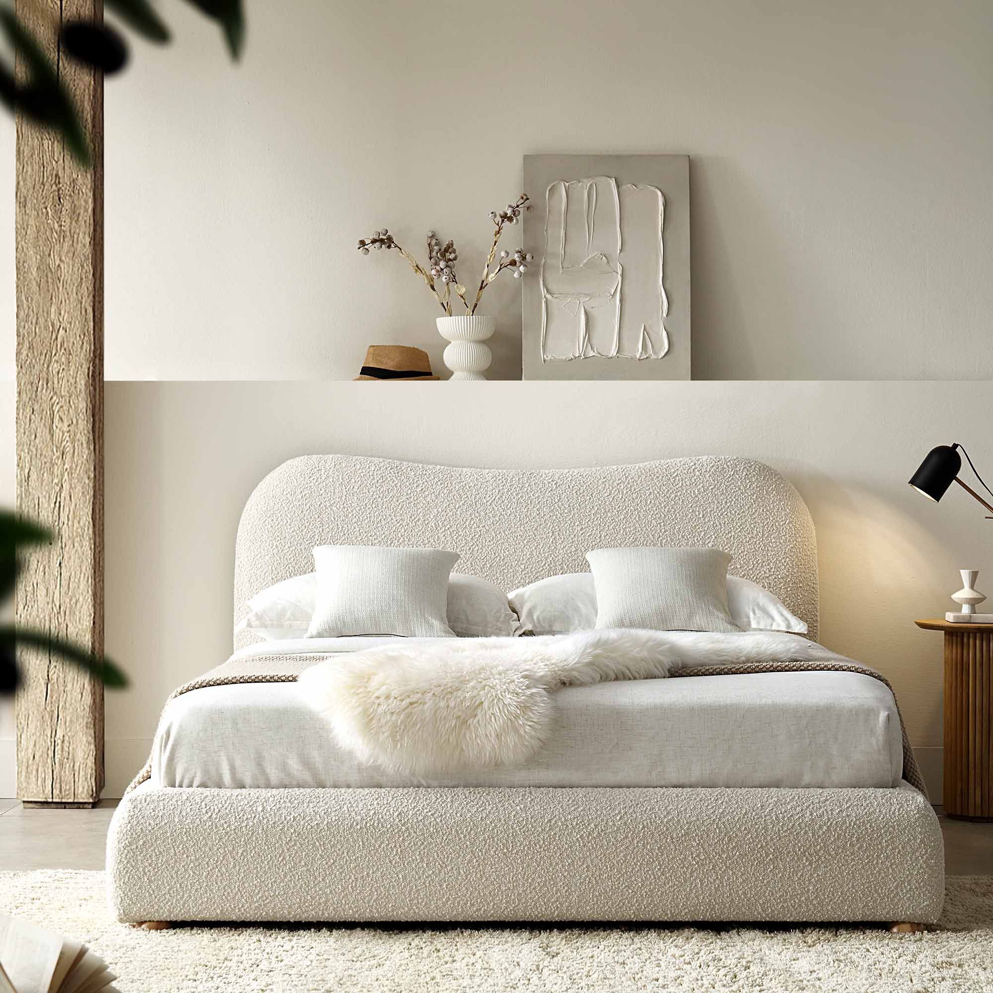 Boucle Bed frame