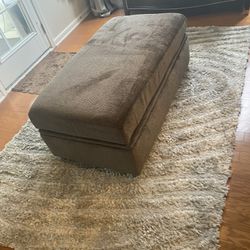 Reupholstered Bench With Wheels 