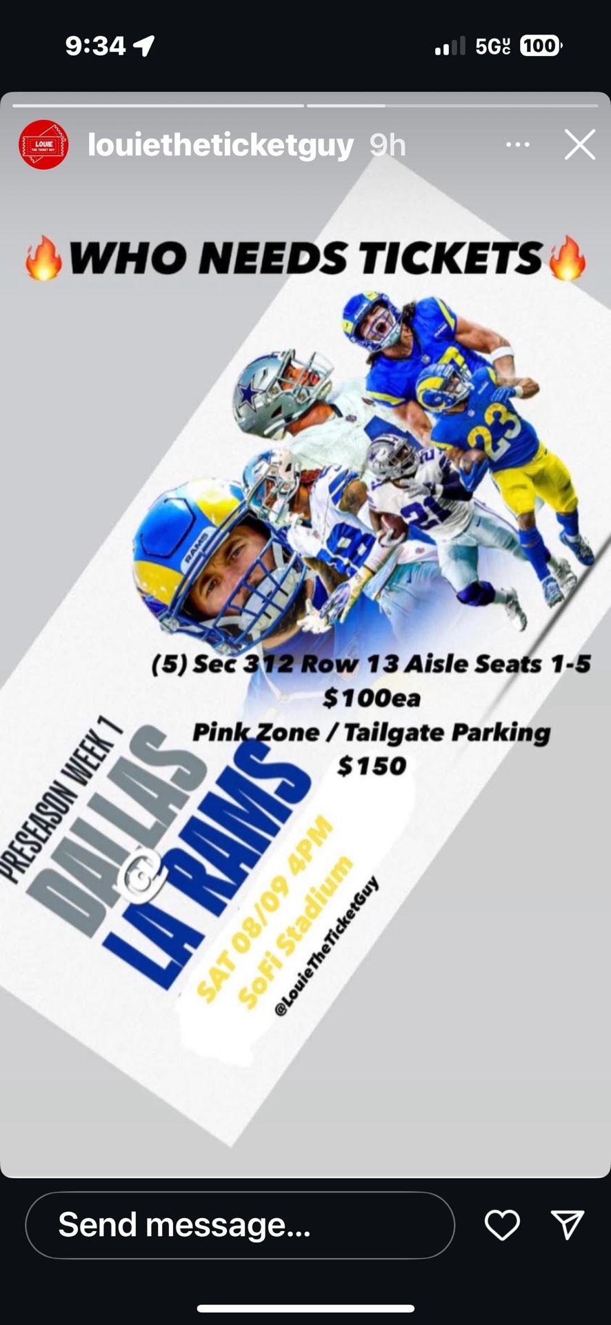 Dallas Vs Rams