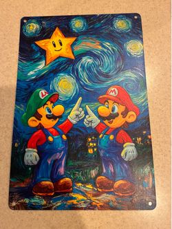 Mario Metal-For Wall