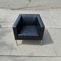 Black leather Chair  IKEA