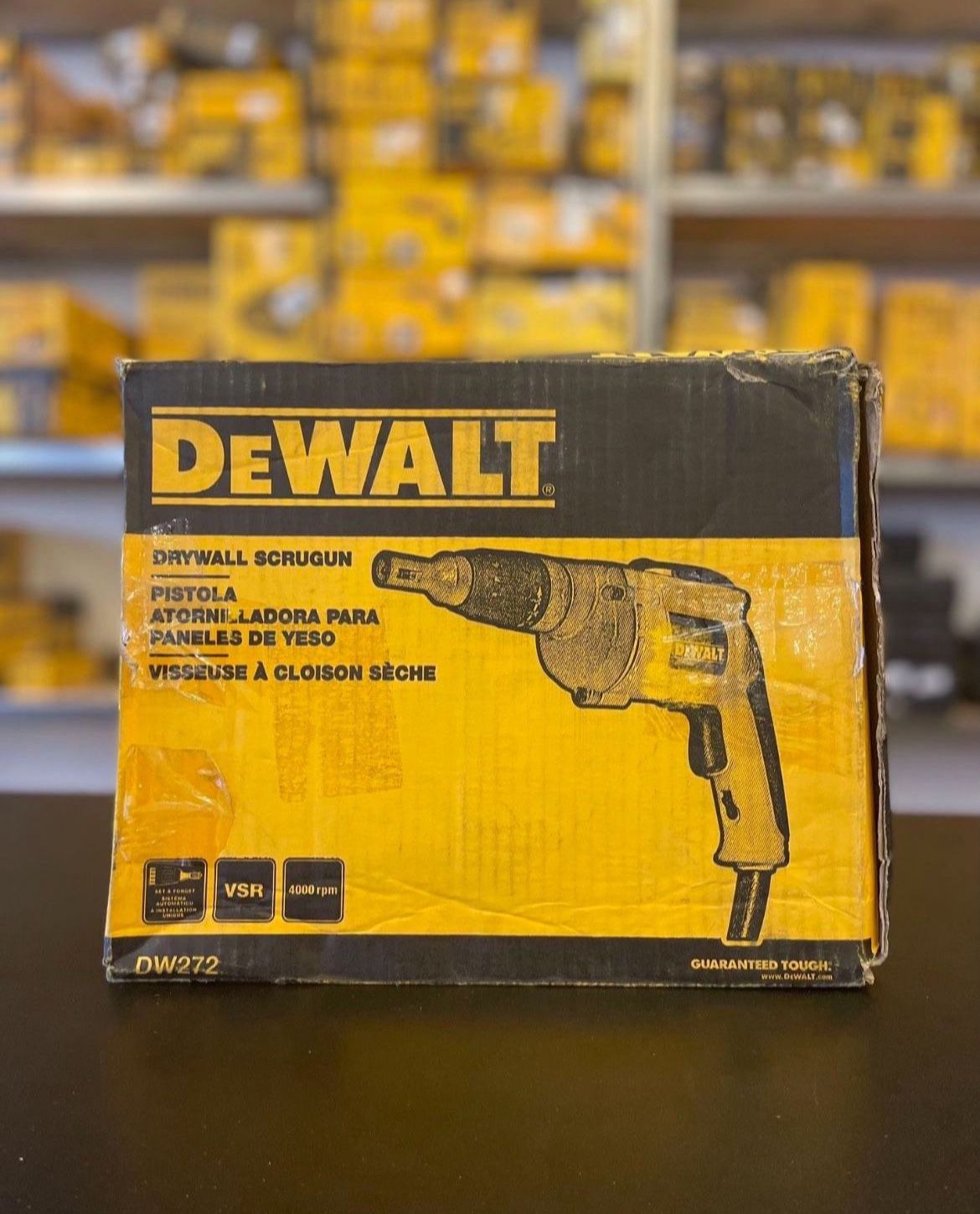 DEWALT 4000 RPM Variable Speed Reversible Drywall Screw Gun ……DW272 for