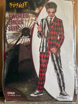 Twisted Circus Jester Halloween Costume