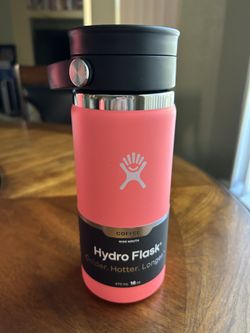 Hydro Flask 16 Onz With Coffee Lid Hibiscus Color