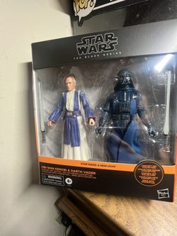 Star Wars Black Series Obi Wan Kenobi & Darth Vader Concept Art Two Pack Figure Sets