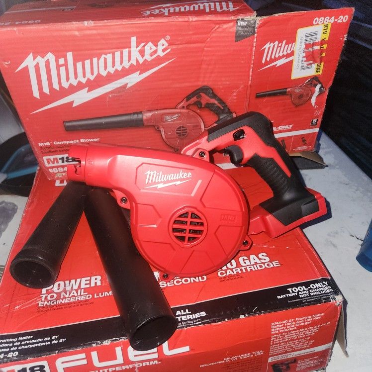Milwaukee m18 Regular Blower like new. Tool-Only. Firm Price/precio Firme 🛑 