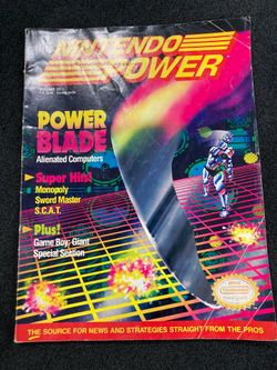 Nintendo Power Magazine April 1990 Volume 23 with Power Blade Cover