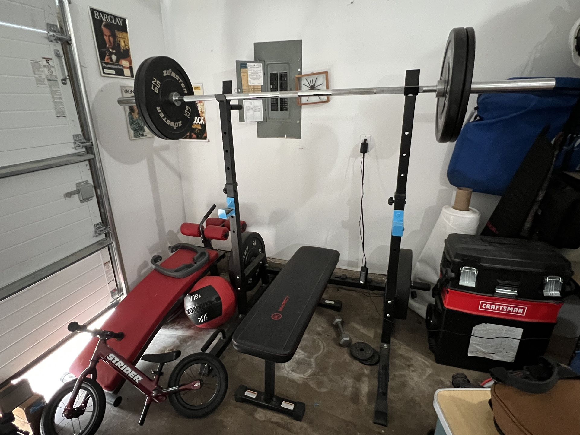 Weight Bench W/ Weights