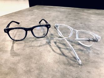 Chrome Glasses Hearts Bundle Any Two Pair Of Glasses Black Clear Brand Logo Stamps