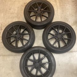 Niche Masano Matte Black 20 Inch Rims & Tires