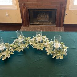 Glass Candle Holders