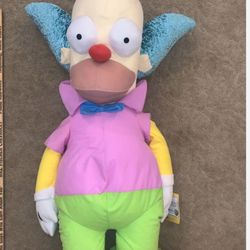 Giant Crusty The Clown Plushy 