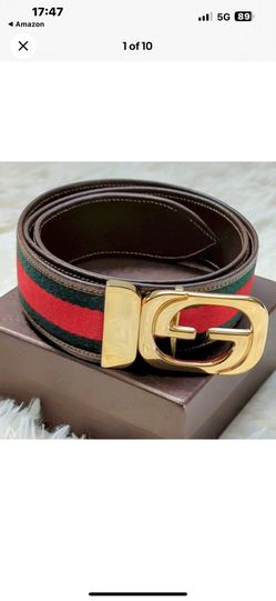 Reversible Belt. Gucci. Authentic. Fit With 29-32’ Inch
