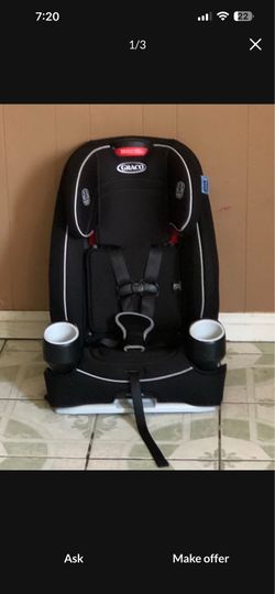 LIKE NEW GRACO ATLAS 65 CONVERTIBLE CAR SEAT 3 IN  1