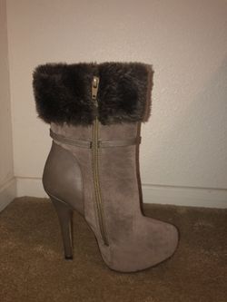 High Heel Booties; size 6