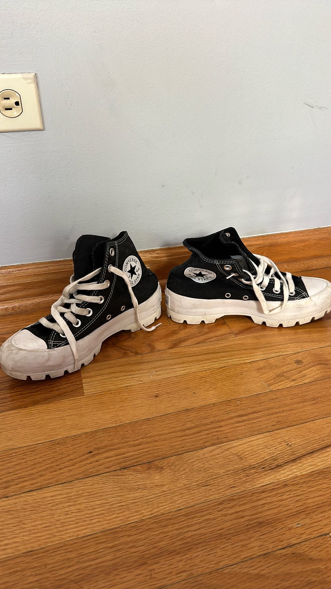 Black Platform Converse