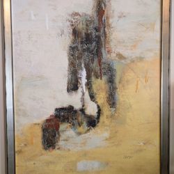 Huge Hand Embellished Giclee Painting