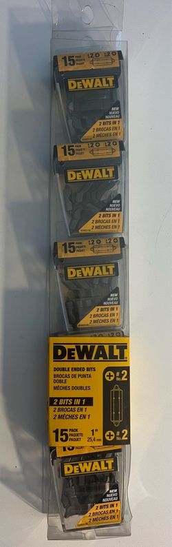 DEWALT #2 DOUBLE SIDED BITS 5-15 PACKS