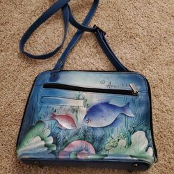 Anuschka Hand Painted Genuine Leather Bag