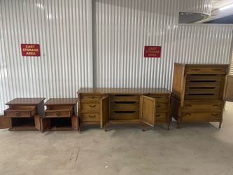 Dresser set solid wood