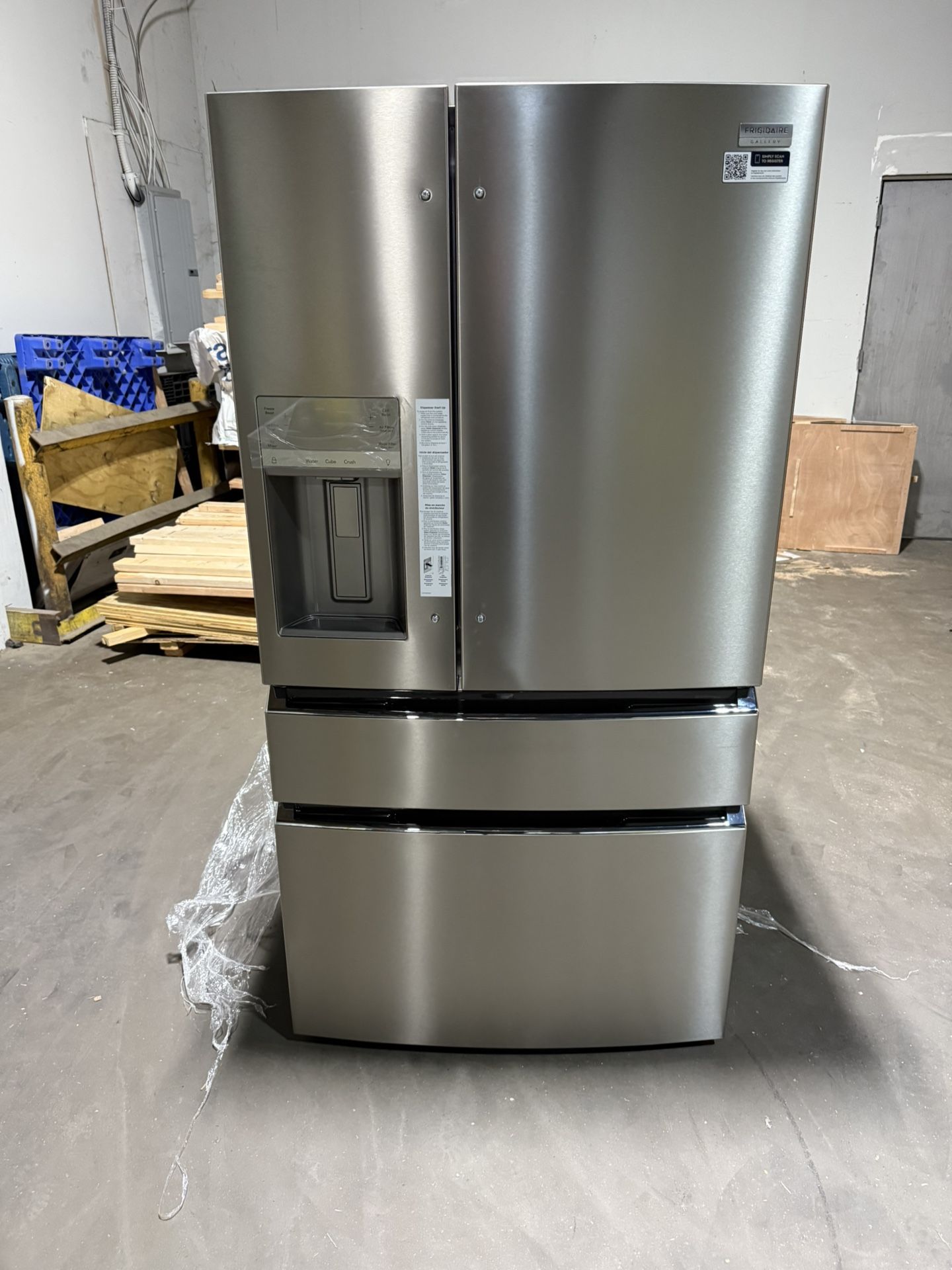 Brand New Counter Depth French  DoorRefrigerator Stainless Steel 