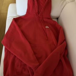 Nike Red Oversized Hoodie