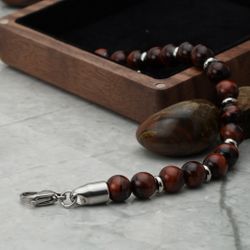 SALE! Handmade Red Tiger’s Eye Bracelet- Premium And Brand New!