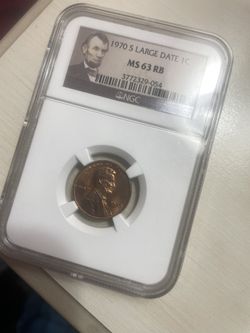 Ngc Certified Large Date Cent Ms63