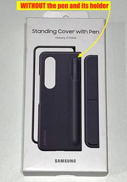 GENUINE Samsung Standing Cover Galaxy Z Fold4 -Black OPEN BOX- NO Pen