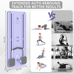 Pilates Board, 99% new , Green Purple Black Colors