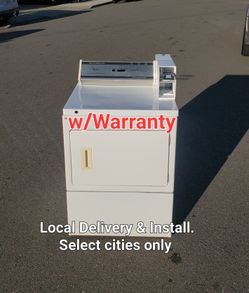 Clean Good Working Whirlpool Coin Operated Commercial Gas Dryer.  Local Delivery With Warranty 