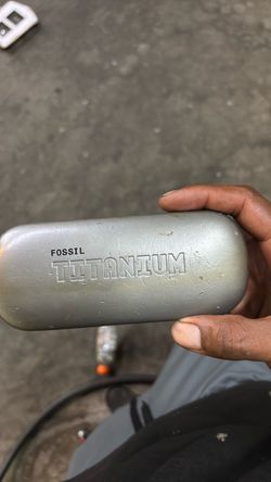 Fossil Titanium Eyeglass Case