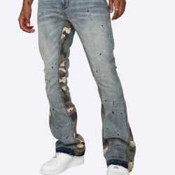 FLARE DENIM - DENIM BLUE (L/34)