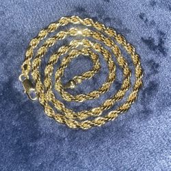14k Gold Rope Chain 