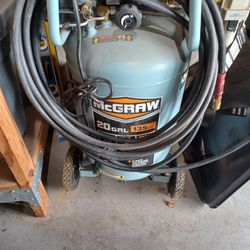 Mcgraw 20 Gallon Air Compressor With Dryer And Hose