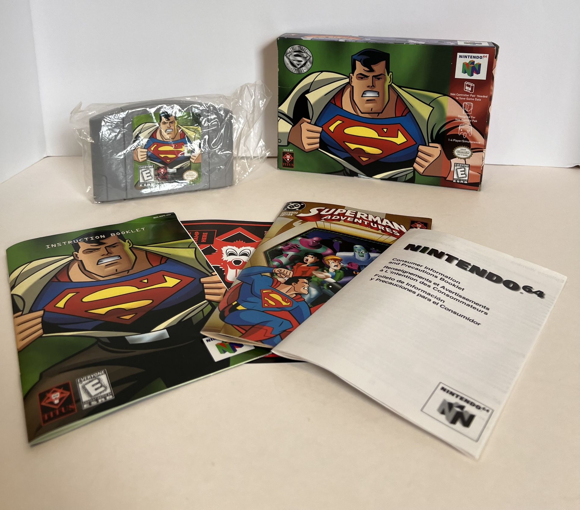 Superman N64 In Box