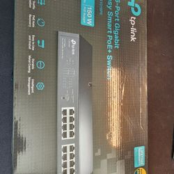 TP-Link 16-Port Easy Smart PoE+ Switch