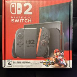 Nintendo Switch 2 + Mario Kart World (GREAT DEAL, NEW)