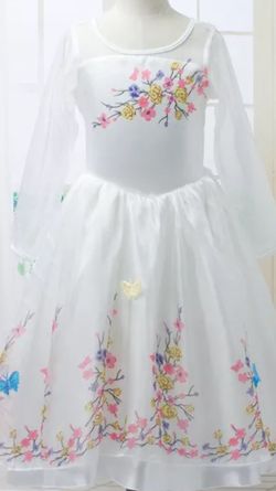 SUPER CUTE PRINCESS CINDERELLA COSTUME WEDDING TUTU PARTY DRESS (7-8 T) EXCELLENT GIFT 🎁 B-DAY PARTY 🎉!!!