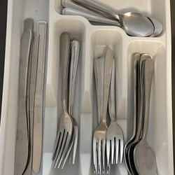 Moving Sale - Flatware Set + Tray