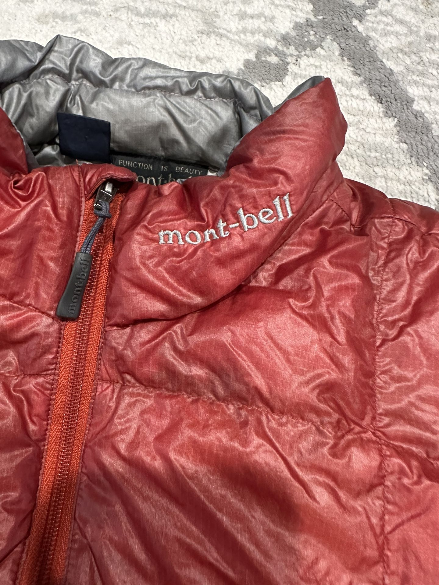 Mont-bell quilted goose down jacket women’s size S
