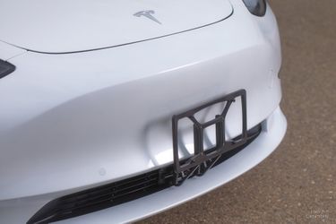 The Bandit V2 Model 3/Y Front License Plate Holder