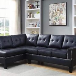 Black Sofa Sectional FINANCING AVAILABLE 