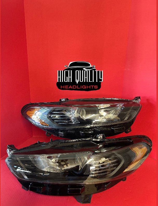 Ford Fusion 2013. 2016 headlights.