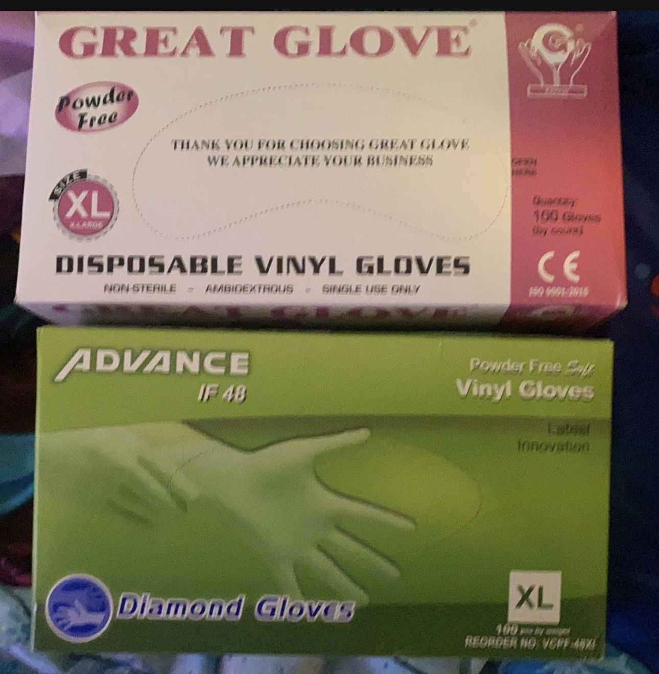 Vinyl gloves