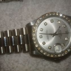 Beautiful Silver Watch 925 Sterling Silver