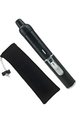 Butane Torch Lighter, FERNBE Metal All-in-One Tube Built-in Detachable Refillable Butane Torch Handheld Lighter (Black)