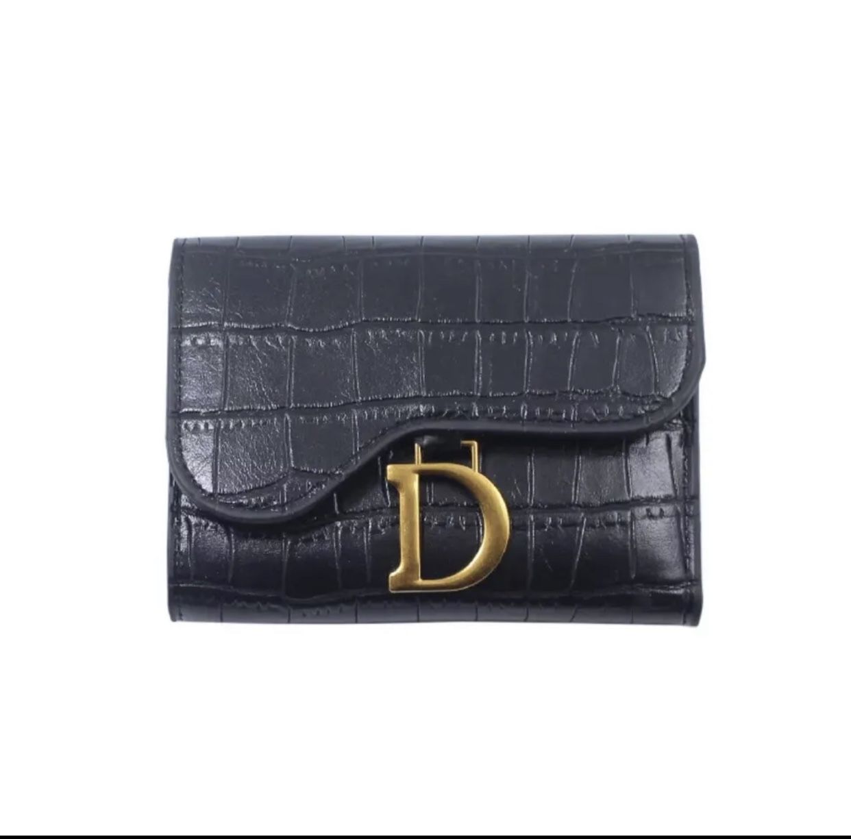 Women Small Wallet Letter Wallet Multi-Card Holder (Black) (D) Dior Dupe  for Sale in Sacramento, CA - OfferUp