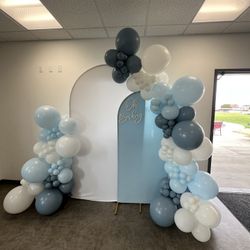Blue Balloons Boy Baby Baby Shower
